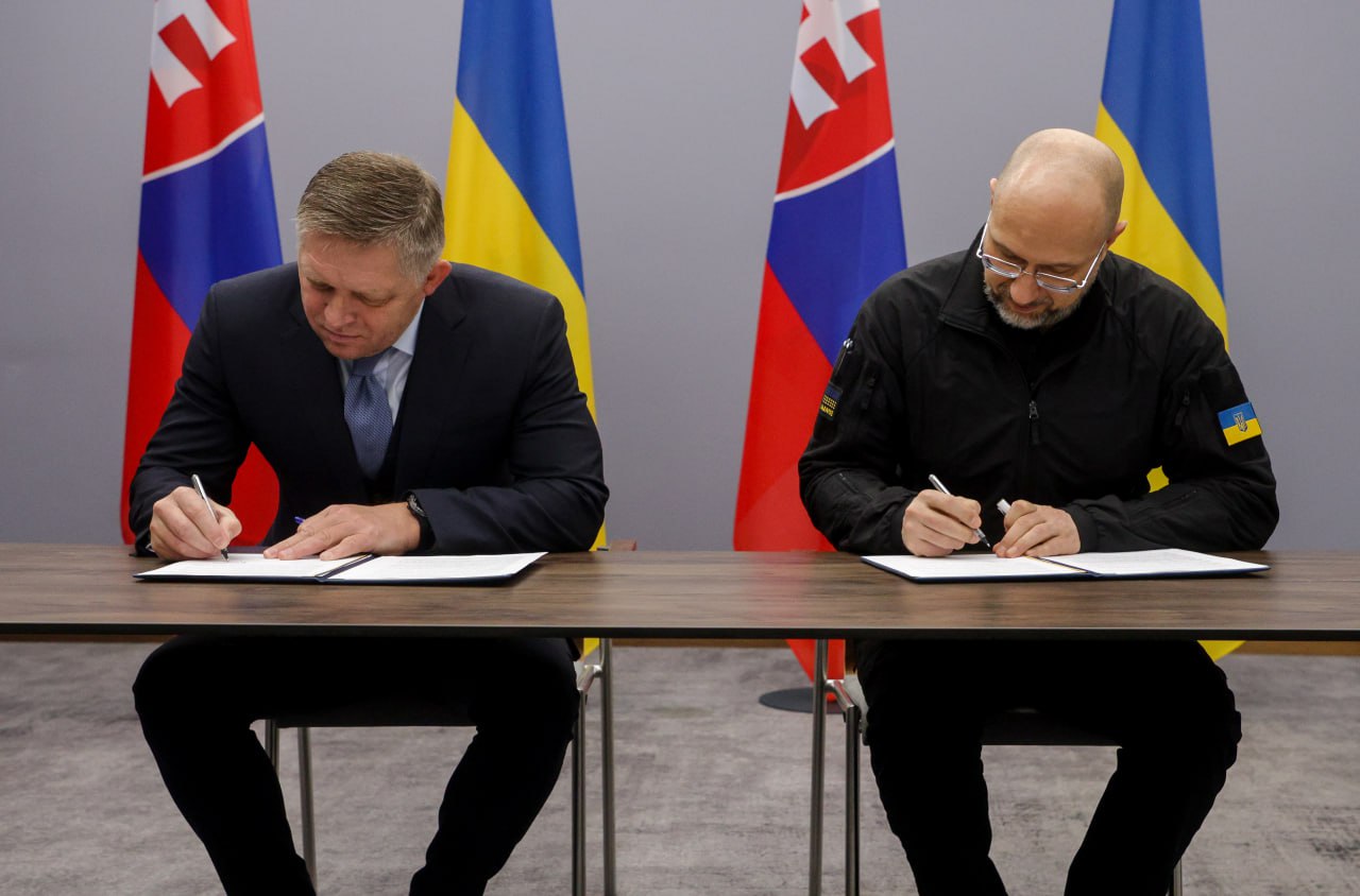 Прем'єр-міністри України та Словаччини Денис Шмигаль та Роберт Фіцо